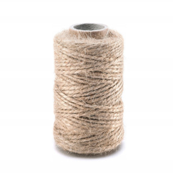 Jute natural twin - 3 mm, 100 g, 40 m