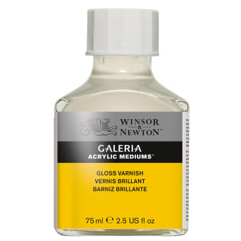 Werniks, lakier do akryli Galeria - Winsor & Newton - połysk, 75 ml