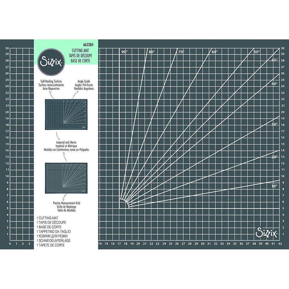 Double-sided, self-healing cutting mat - Sizzix - 32,7 x 43,4 x 0,3 cm