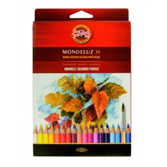 Zestaw kredek akwarelowych Mondeluz - Koh-I-Noor - 36 szt.