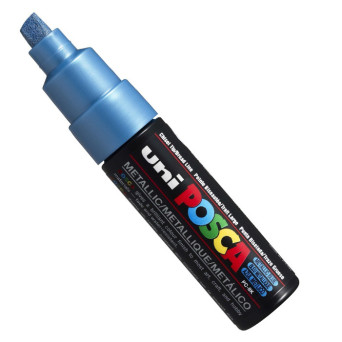 Marker Posca PC-8K - Uni - niebieski, metallic blue