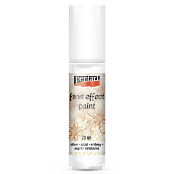 Frost effect paint - Pentart - white, 20 ml