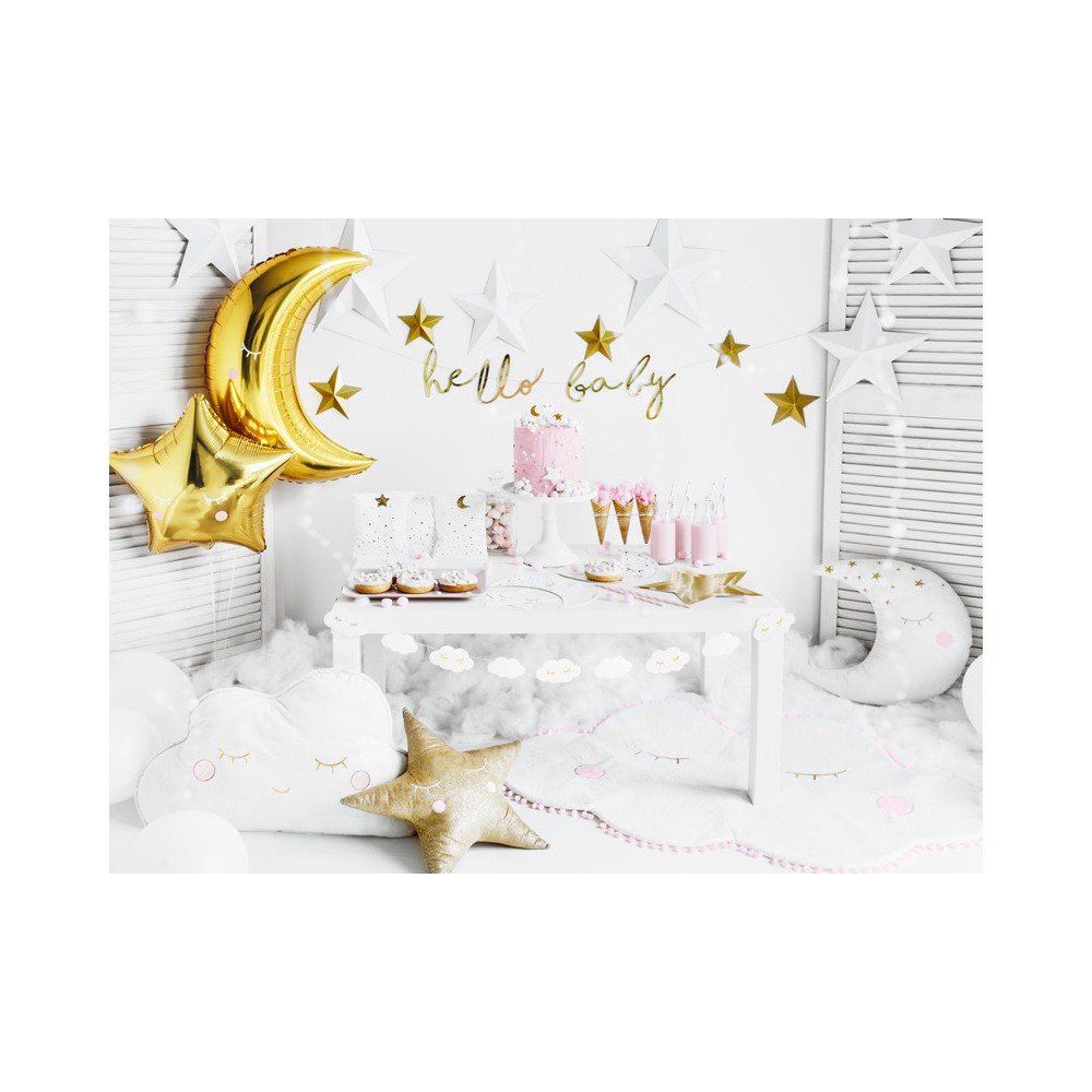Foil balloon Star - gold, 40 cm