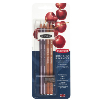 Zestaw kredek Burnisher & Blender - Derwent - 6 szt.
