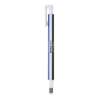 MONO zero refillable eraser pen - Tombow - rectangular, striped