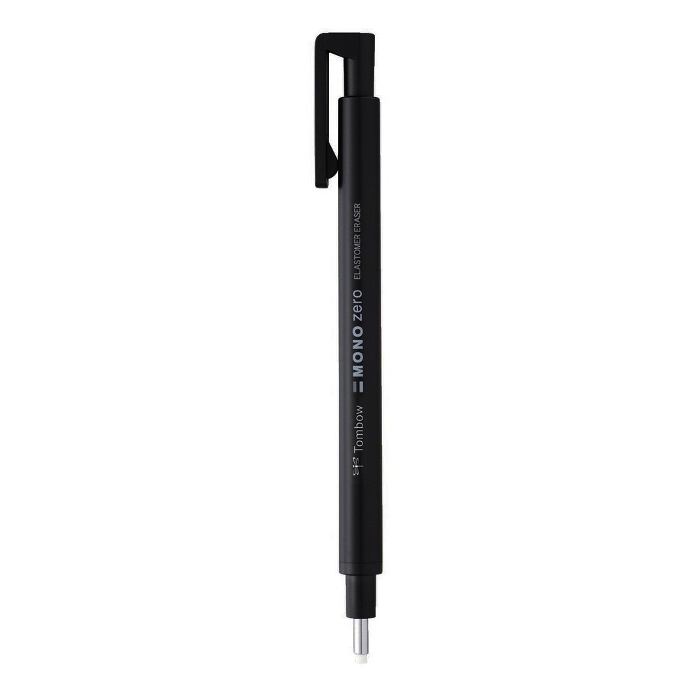 Gumka automatyczna MONO zero - Tombow - okrągła, czarna