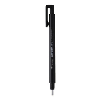 Gumka automatyczna MONO zero - Tombow - okrągła, czarna