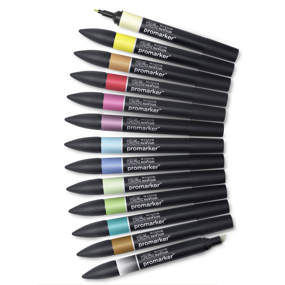 Promarker Set 2 - Winsor & Newton - 12 + 1 pc.