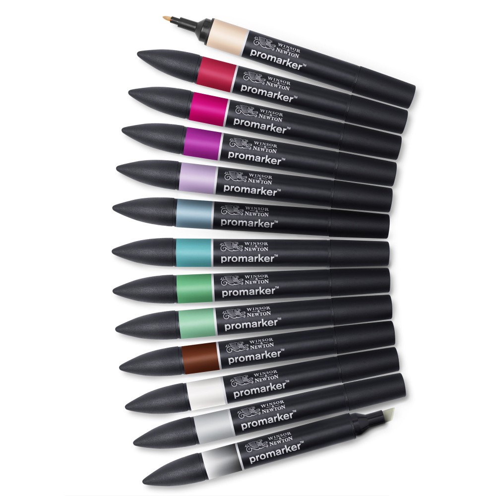 Promarker Manga Chibi Set - Winsor & Newton - 12 + 1 pc.