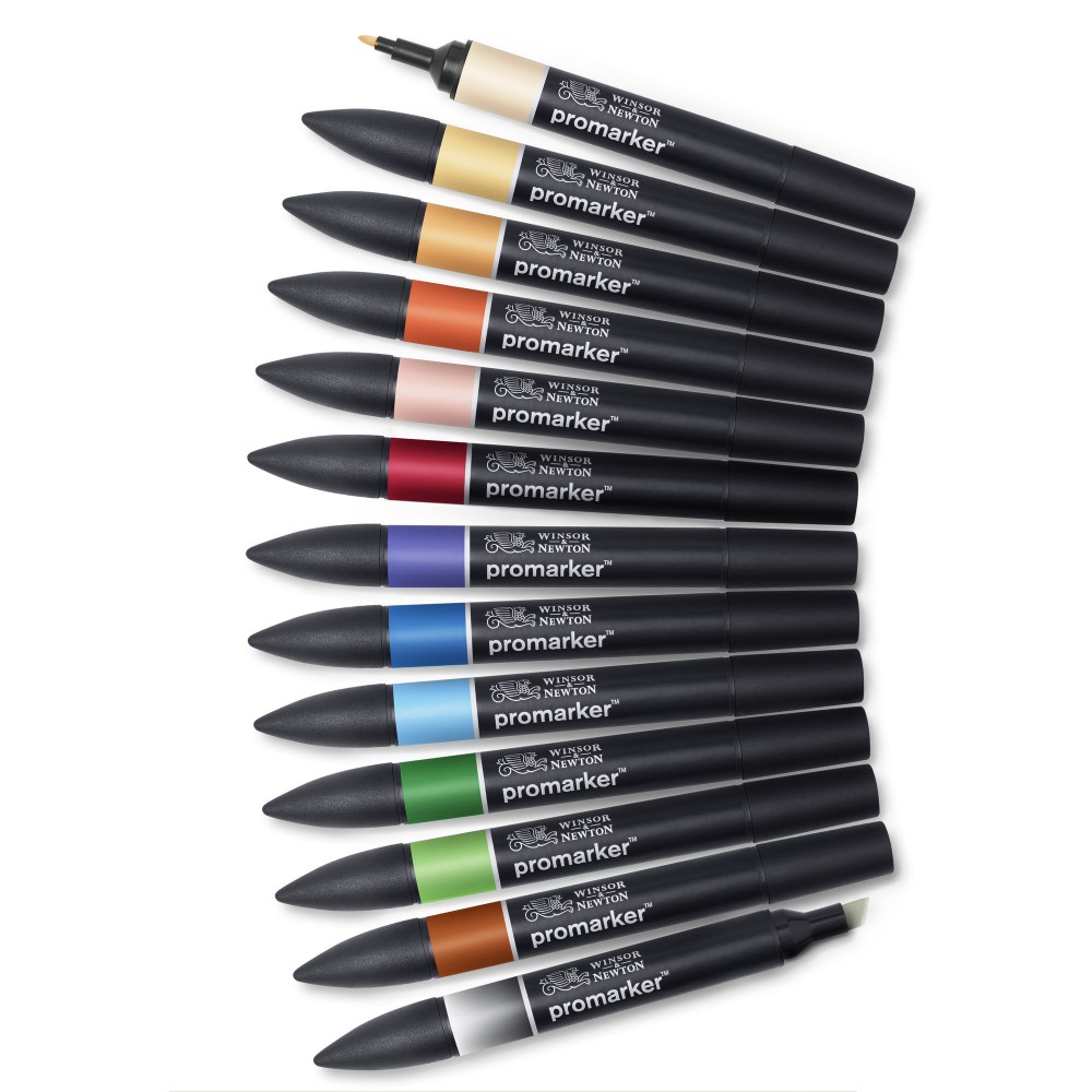 Promarker Manga Expansion 1 Set - Winsor & Newton - 12 + 1 pc.