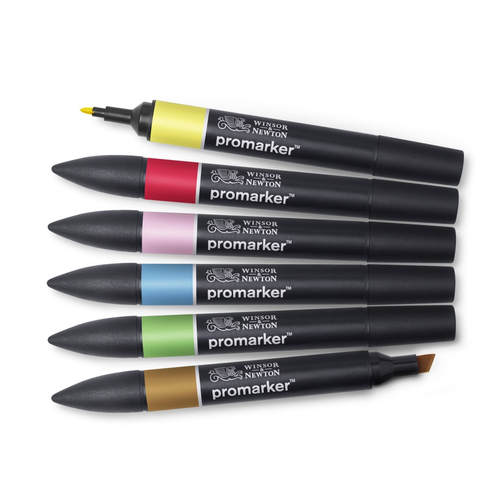 Promarker Mid Tones Set - Winsor & Newton - 6 pcs.