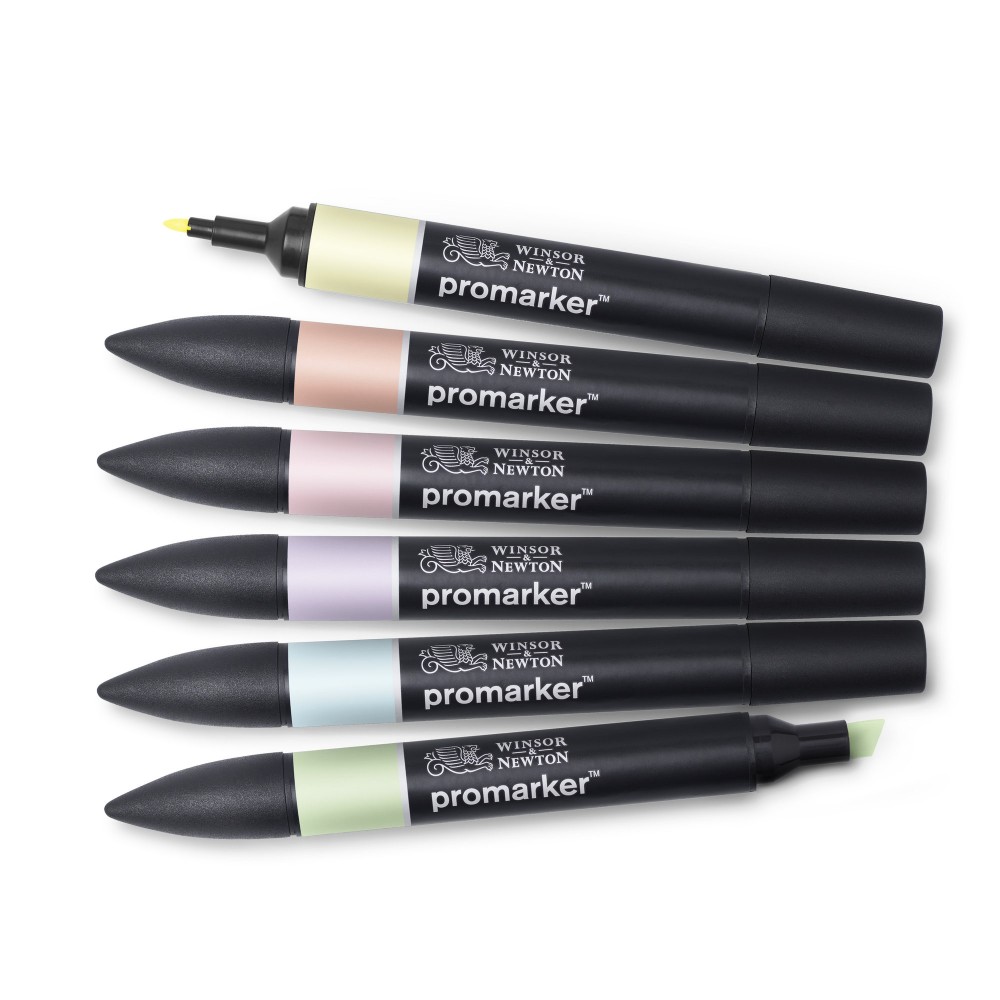 Zestaw Promarker - Winsor & Newton - Pastel Tones, 6 szt.