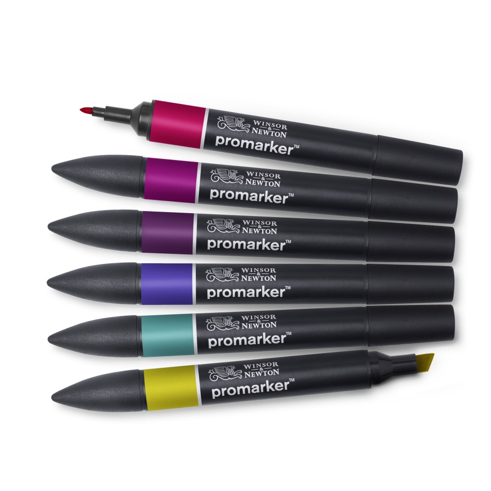 Zestaw Promarker - Winsor & Newton - Rich Tones, 6 szt.