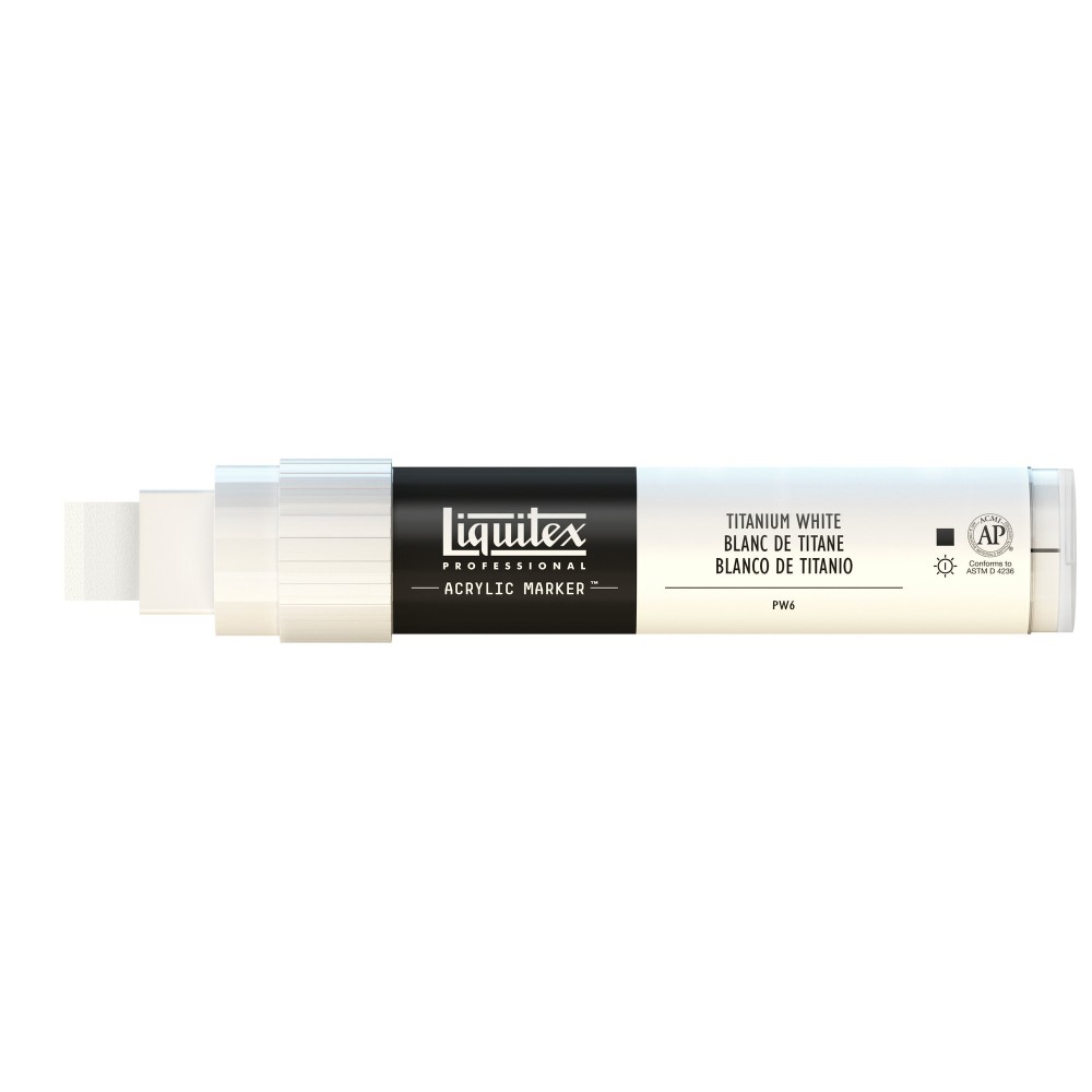 Marker akrylowy - Liquitex - titanium white, 15 mm