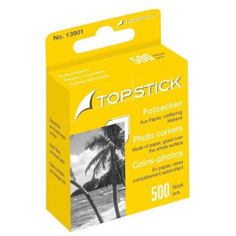 Narożniki do zdjęć Top Stick - 17 x 17 mm, 500 szt.