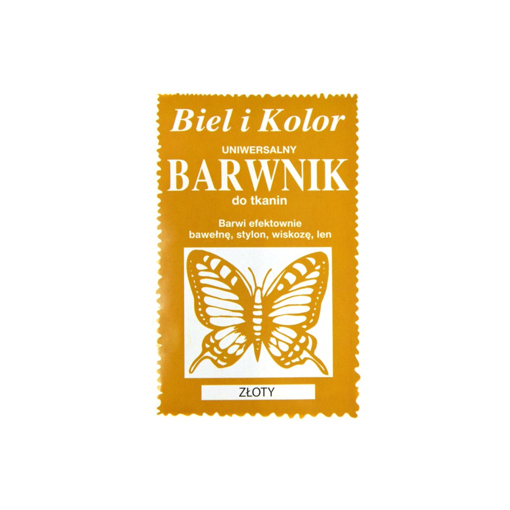 Fabric dye - Biel i kolor - gold, 10 g