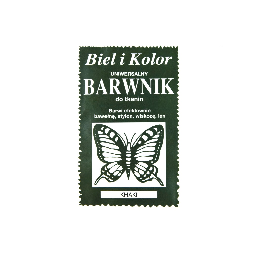 Fabric dye - Biel i kolor - khaki, 10 g