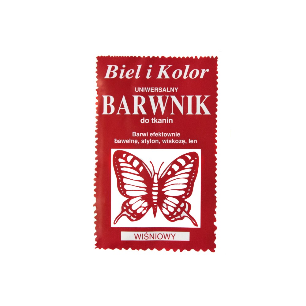 Fabric dye - Biel i kolor - cherry red, 10 g