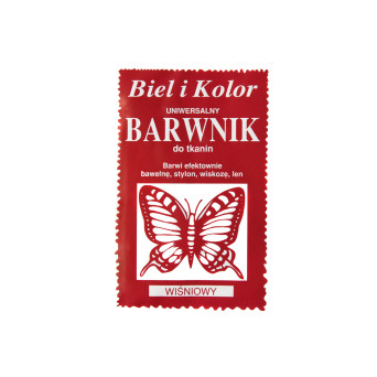 Fabric dye - Biel i kolor - cherry red, 10 g