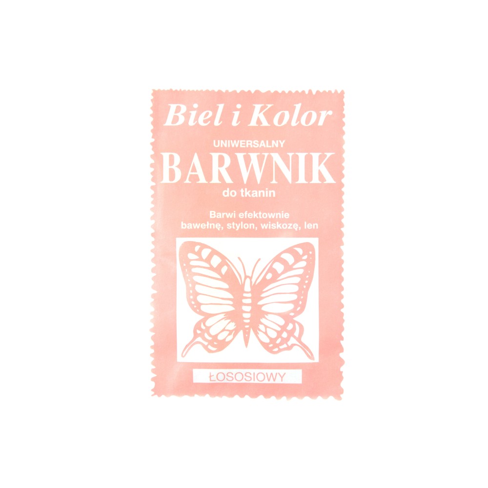 Fabric dye - Biel i kolor - salmon pink, 10 g