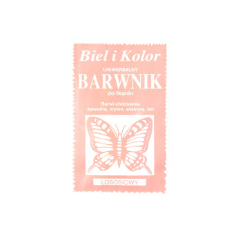 Barwnik do tkanin - Biel i kolor - łososiowy, 10 g