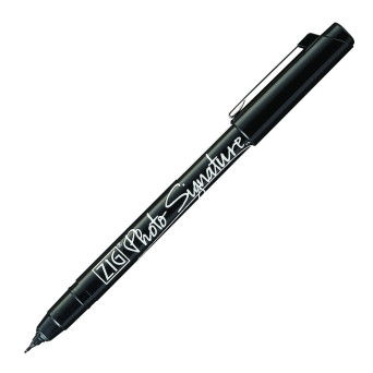 Photo signature pen - Kuretake - black, 0,7 mm