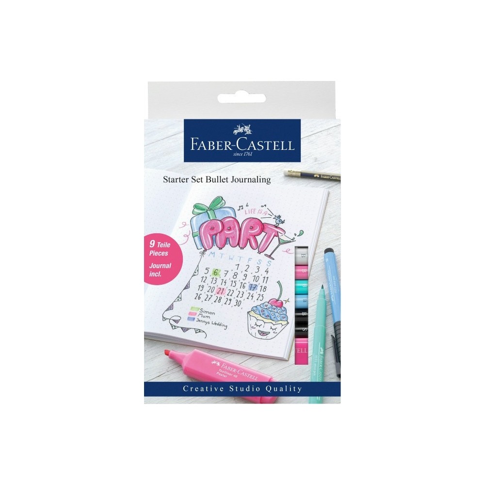 Starter set Bullet Journaling - Faber-Castell - 9 pcs.