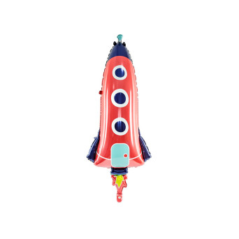 Balon foliowy Rakieta - 44 x 115 cm