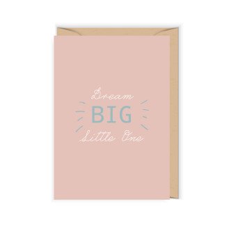 Greeting card - Cudowianki - Dream Big, 12 x 17 cm