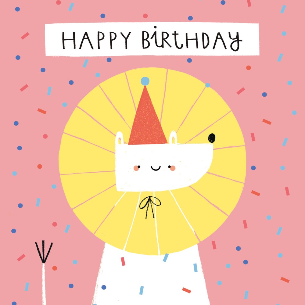 Kartka okolicznościowa - PiesKot - Party Animal, 14,5 x 14,5 cm