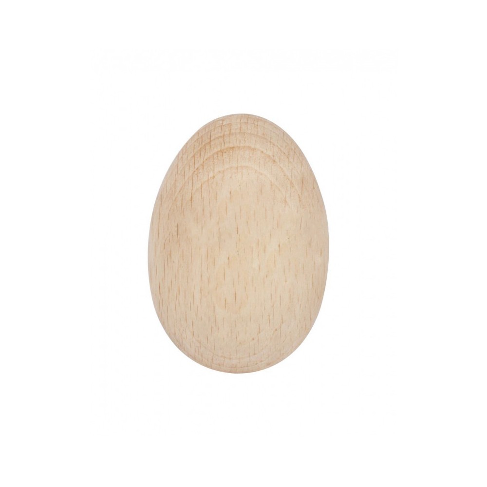 Wooden egg for decorations - 6 cm