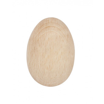 Wooden Egg for decorations, 1pc