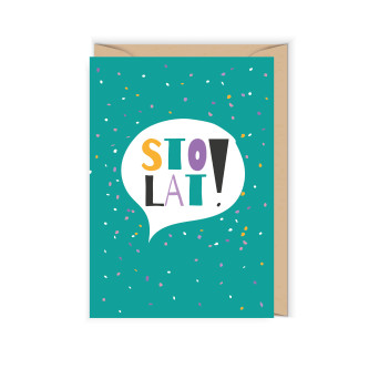 Greeting card - Cudowianki - Sto Lat!, 12 x 17 cm