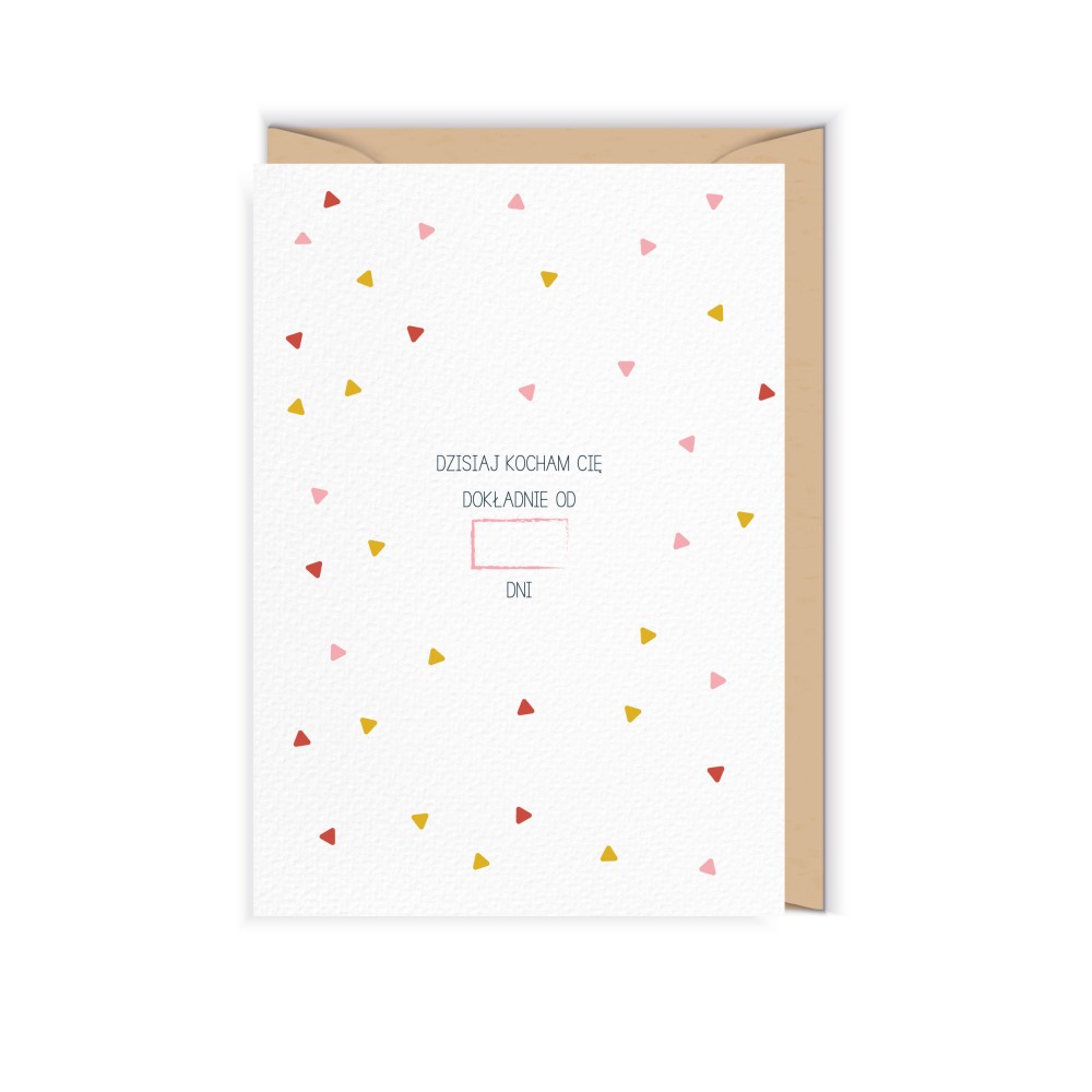 Greeting card - Cudowianki - Kocham Cię, 12 x 17 cm