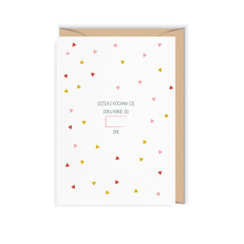 Greeting card - Cudowianki - Kocham Cię, 12 x 17 cm