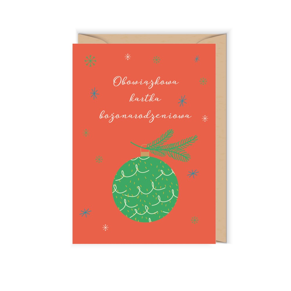 Greeting card - Cudowianki - Obowiązkowa kartka, 12 x 17 cm
