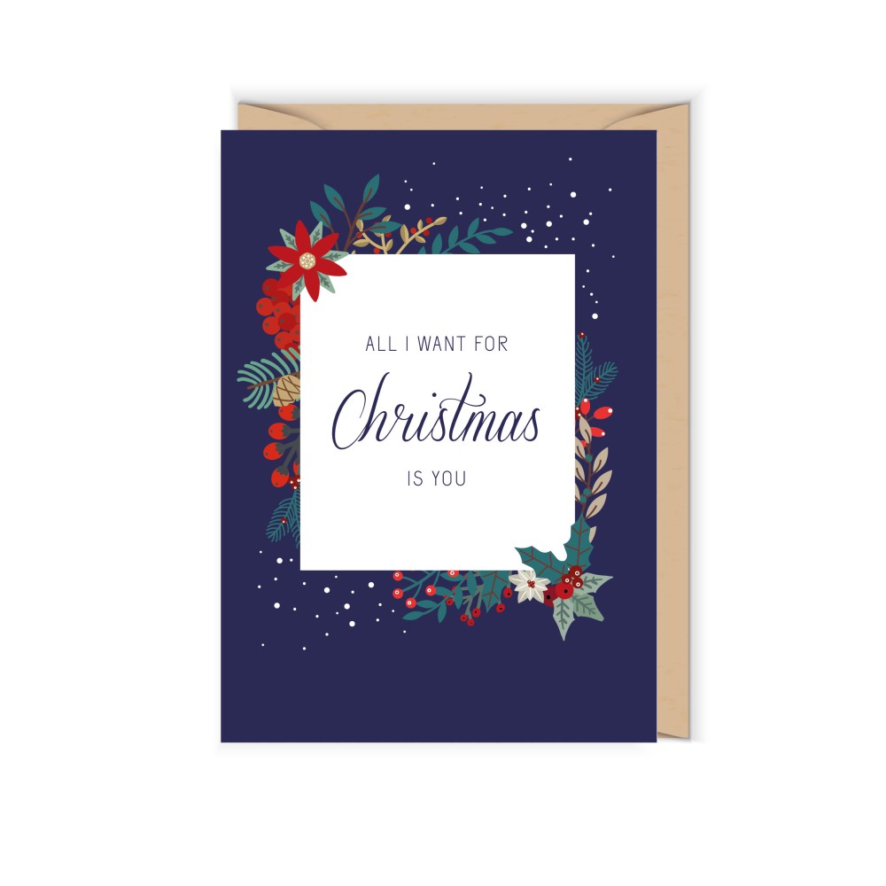 Greeting card - Cudowianki - All I Want, 12 x 17 cm