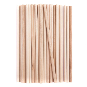 Creative round sticks - DpCraft - natural, 50 pcs.