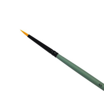 Round, synthetic, 1006R series brush - Renesans - short handle, no. 0