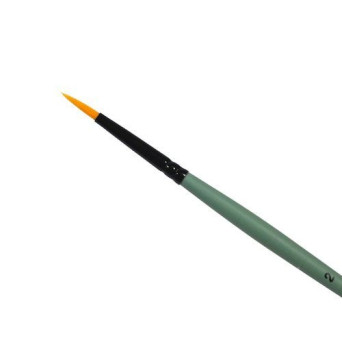 Round, synthetic, 1006R series brush - Renesans - short handle, no. 2
