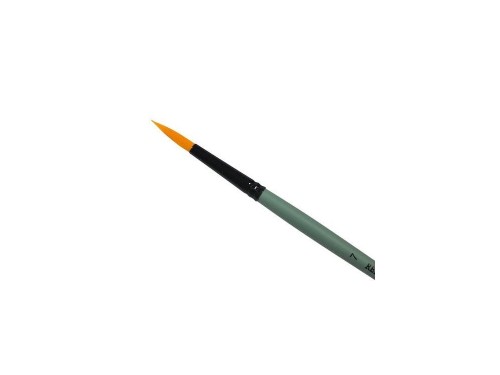 Round, synthetic, 1006R series brush - Renesans - short handle, no. 7