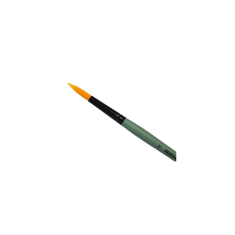 Round, synthetic, 1006R series brush - Renesans - short handle, no. 11