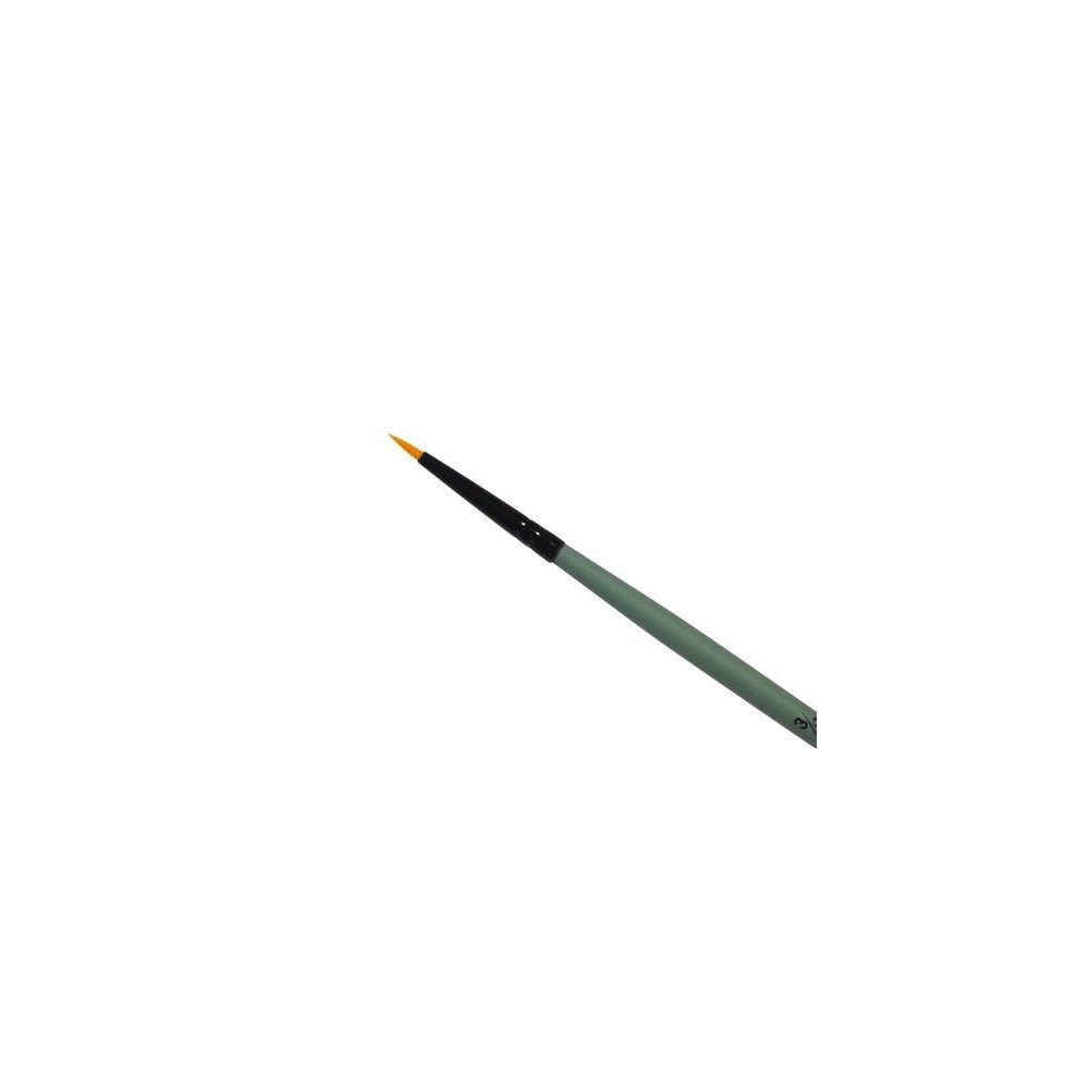 Round, synthetic, 1006R series brush - Renesans - short handle, no. 3/0