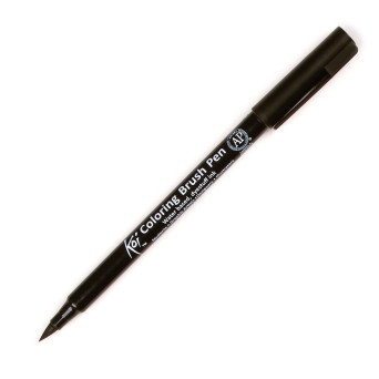 Pisak pędzelkowy Koi Coloring Brush Pen - Sakura - czarny