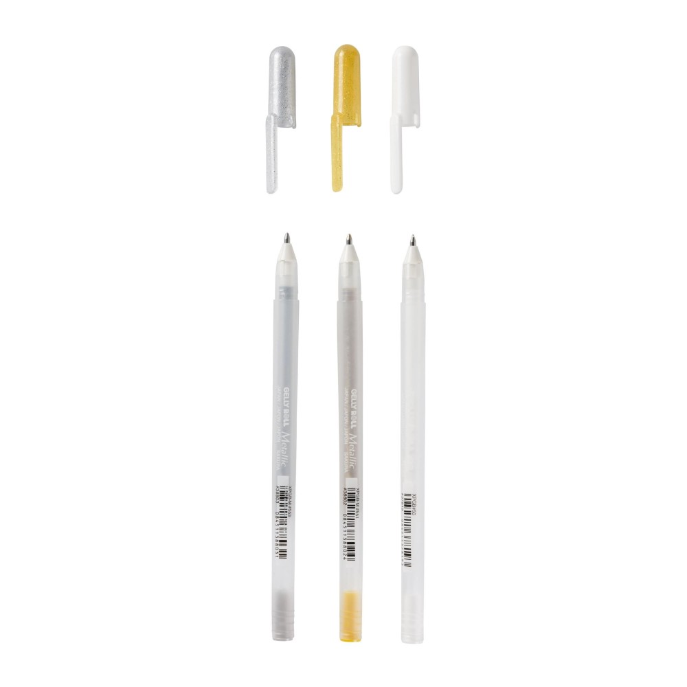 Gelly Roll Metallic Gel pen set - Sakura - 3 pcs.