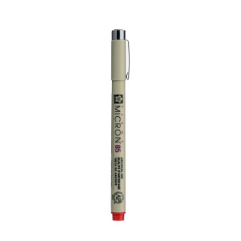 Pigma Micron Fineliner 05 - Sakura - red, 0,45 mm