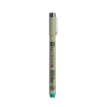 Pigma Micron Fineliner 05 - Sakura - green, 0,45 mm