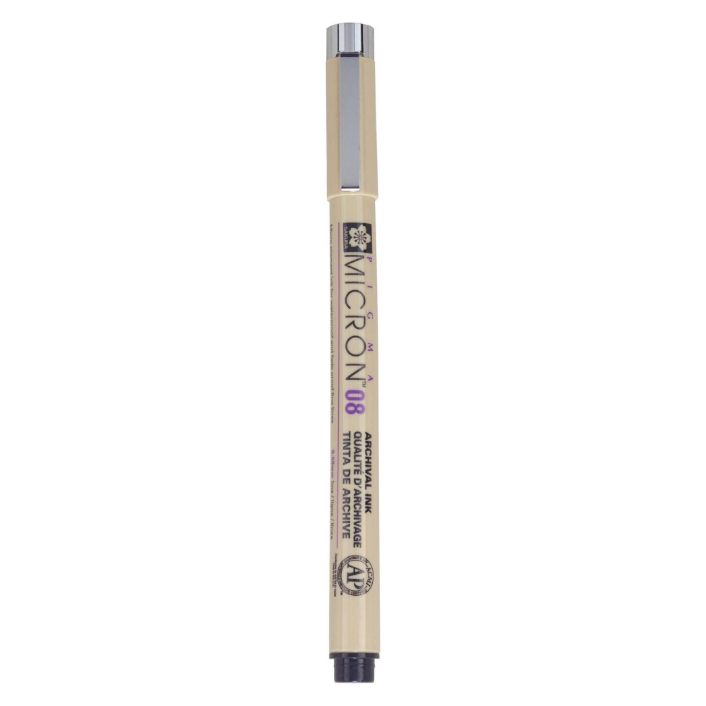 Pigma Micron Fineliner 08 - Sakura - black, 0,5 mm