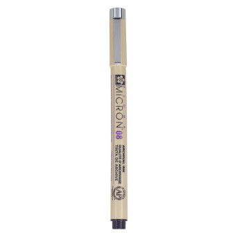 Pigma Micron Fineliner 08 - Sakura - black, 0,5 mm