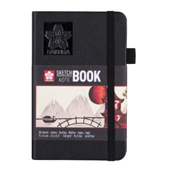 Sketch, note book - Sakura - cream white, 9 x 14 cm